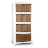 4Pc Foldable Storage Bins with Lid for Home Storage Front — photo 1
