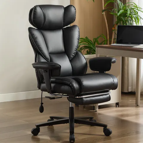 Office Chair with Foot Rest and Waist Lumber Support
