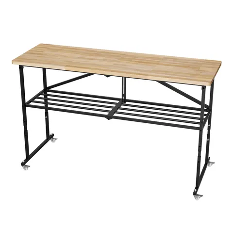 Smartfold Heavy-duty Folding Butcher-block Workbench- Portable