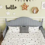 Full Size Bed for Kids — Wood Full Platform Bed with Headboard — photo 4
