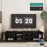 TV Stand with 16 Color LEDs — 68 Modern TV Stand — photo 3