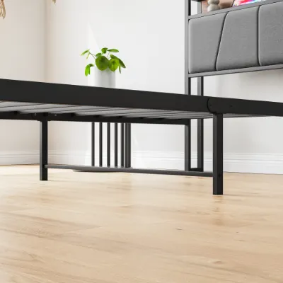 Twin Size Bed Frame β Storage Headboard with Charging Station β photo 7