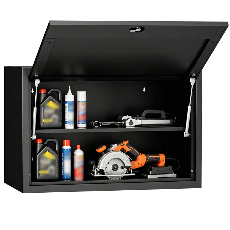 Heavy Duty Metal Wall Mounted Tool Storage Cabinet Steel Metal