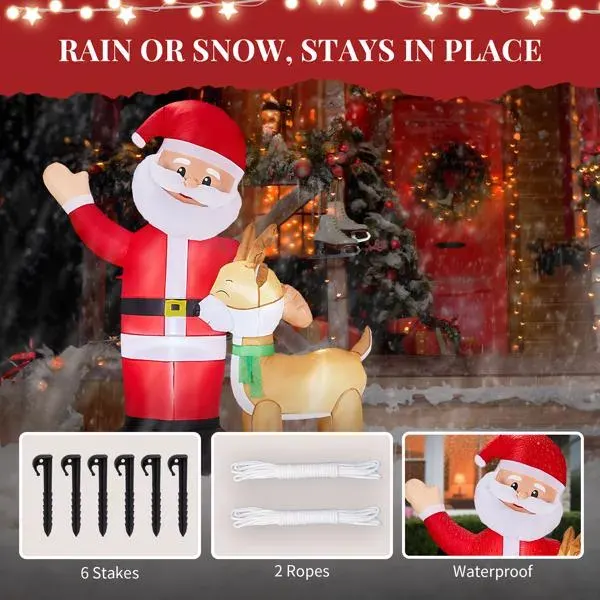6.3FT Lighted Christmas Inflatable Decoration — photo 8