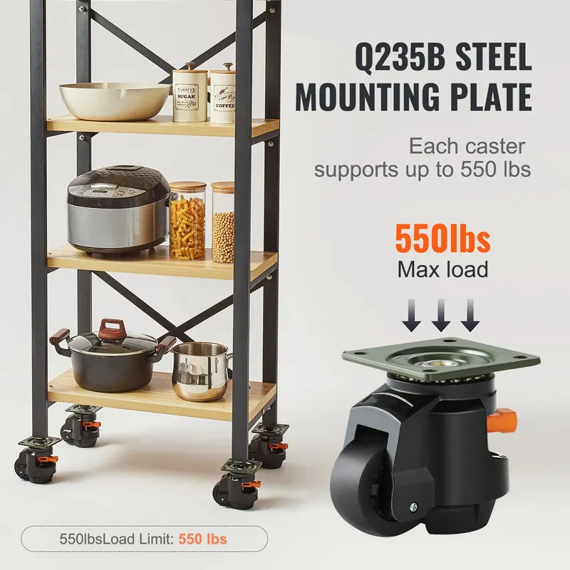 Leveling Casters — Set of 4 — photo 6