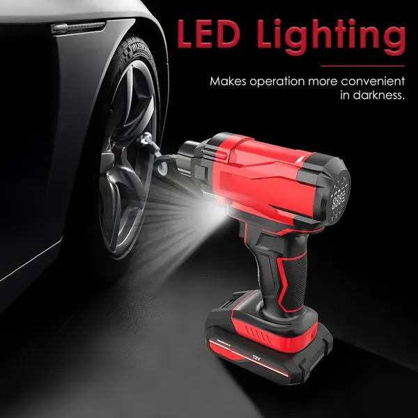 150PSI Cordless Car Tire Pump 6000mAh Rechargeable Tire Inflator β photo 5