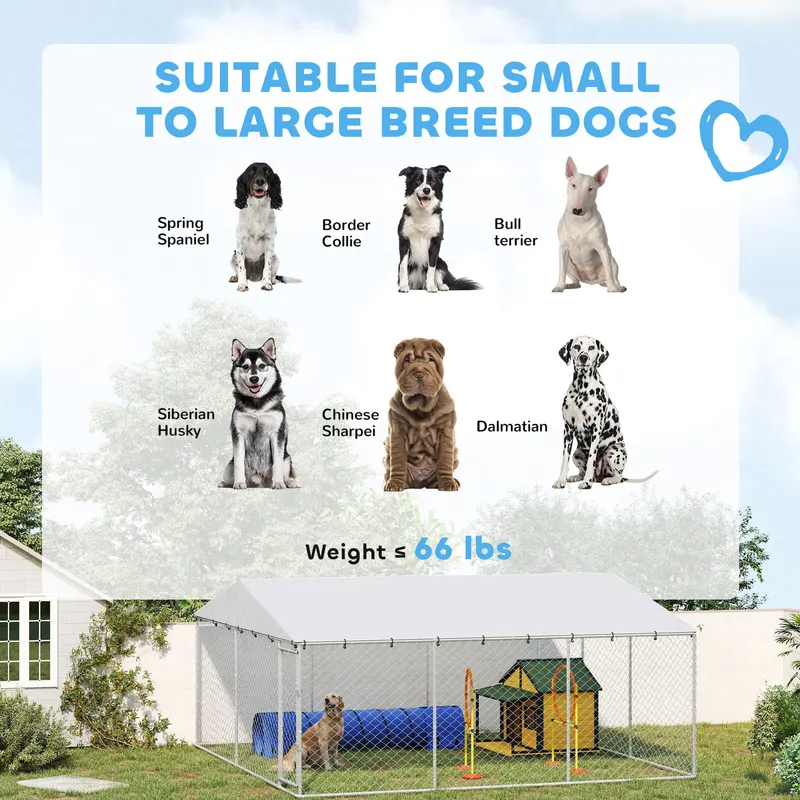Dog Kennel Outdoor for Small Medium Large Dogs with Waterproof — photo 4