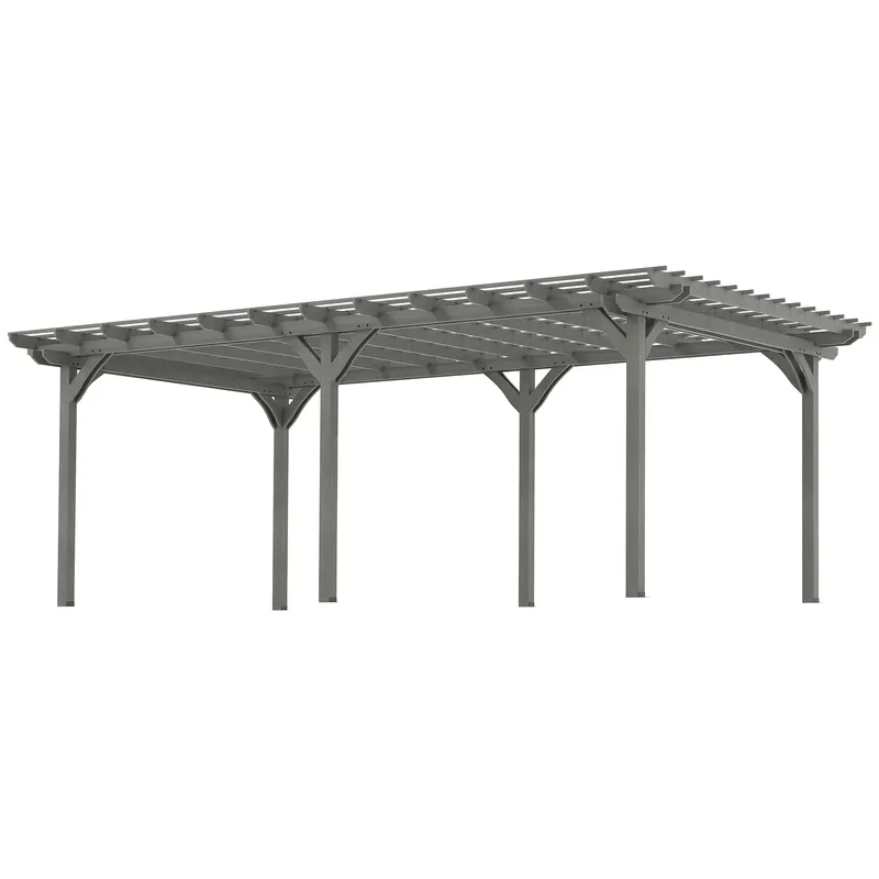 Outdoor Pergola β Wood Gazebo Grape Trellis with Stable