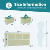Fabric Dresser for Bedroom — Chest of Drawers Organizer Storage — photo 3