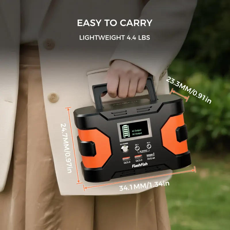 150W Portable Power Station&60W Solar Panel; Flashfish 45000mAh — photo 8