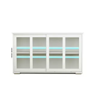 Kitchen Storage Cabinet with Glass Door