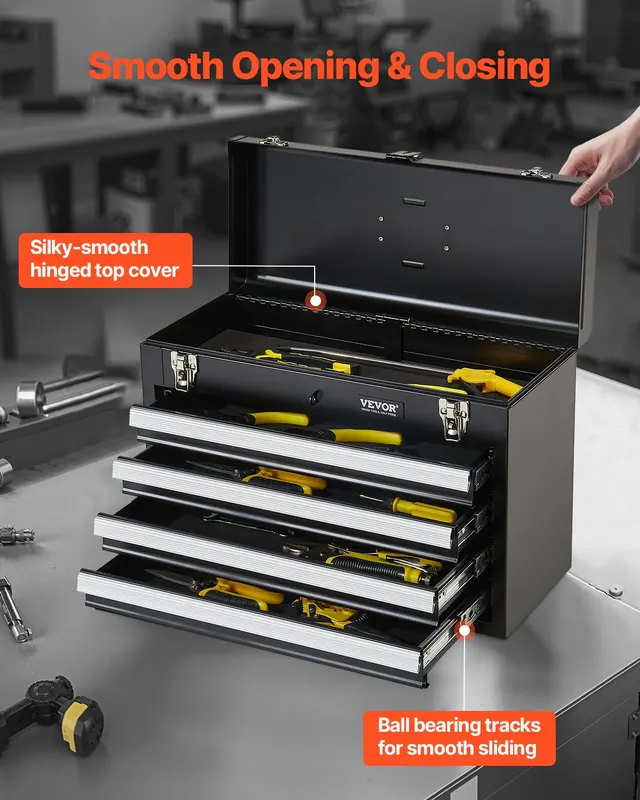 Metal Tool Box — 20.5-inch — photo 4