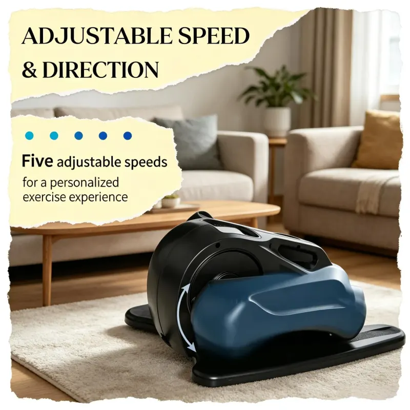 Under Desk Elliptical Machine — Powered Leg Exerciser — photo 7