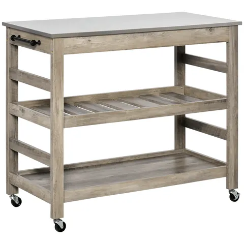Kitchen Cart — Rolling Kitchen Island Utility Trolley