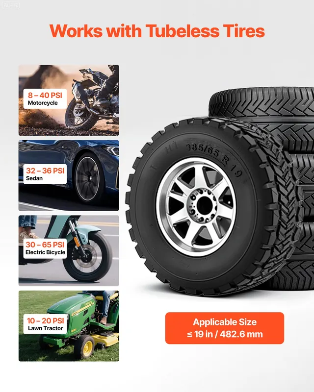 Portable Tire Bead Seater — 1.6 Gal / 6 L Air Bead Blaster — photo 3