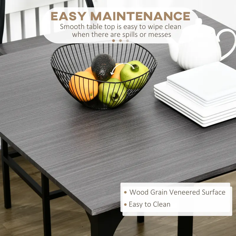 5-Piece Counter Height Bar Table with Space-saving Design — photo 7