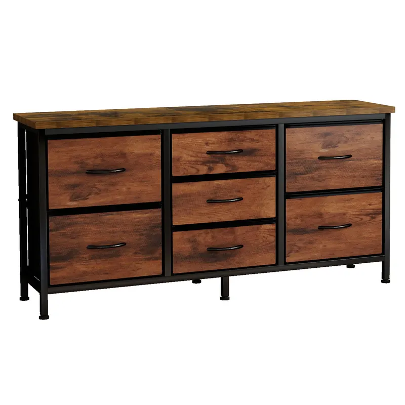 Drawer Dresser for Bedroom β Drawers with Wooden Top Metal Frame β photo 5