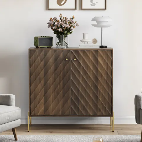 Sideboard Buffet with Storage — Mid-century Modern Style Storage