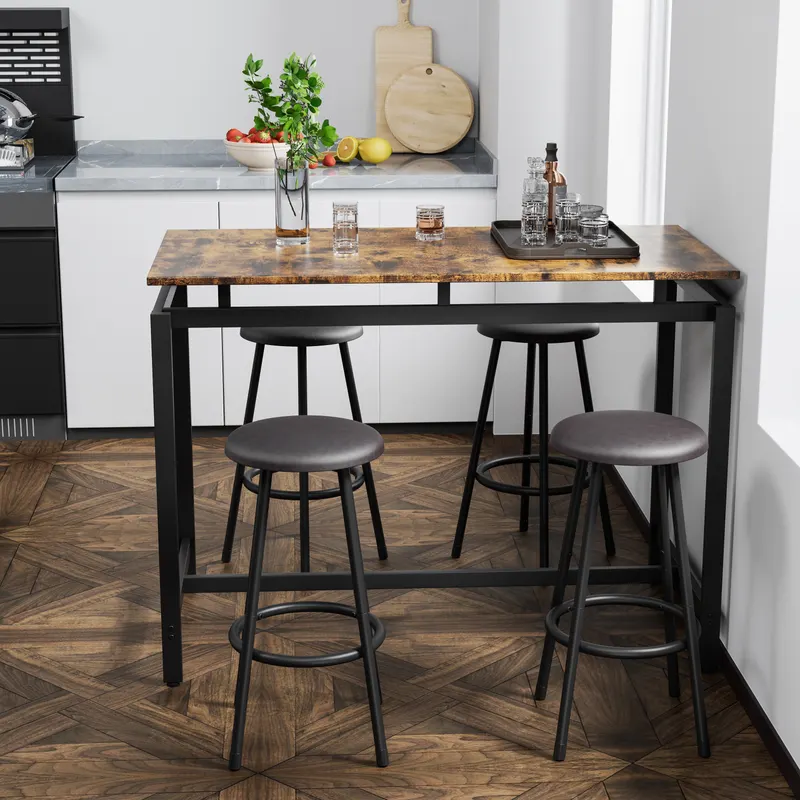 5-Piece Kitchen Counter Height Table Set — photo 5