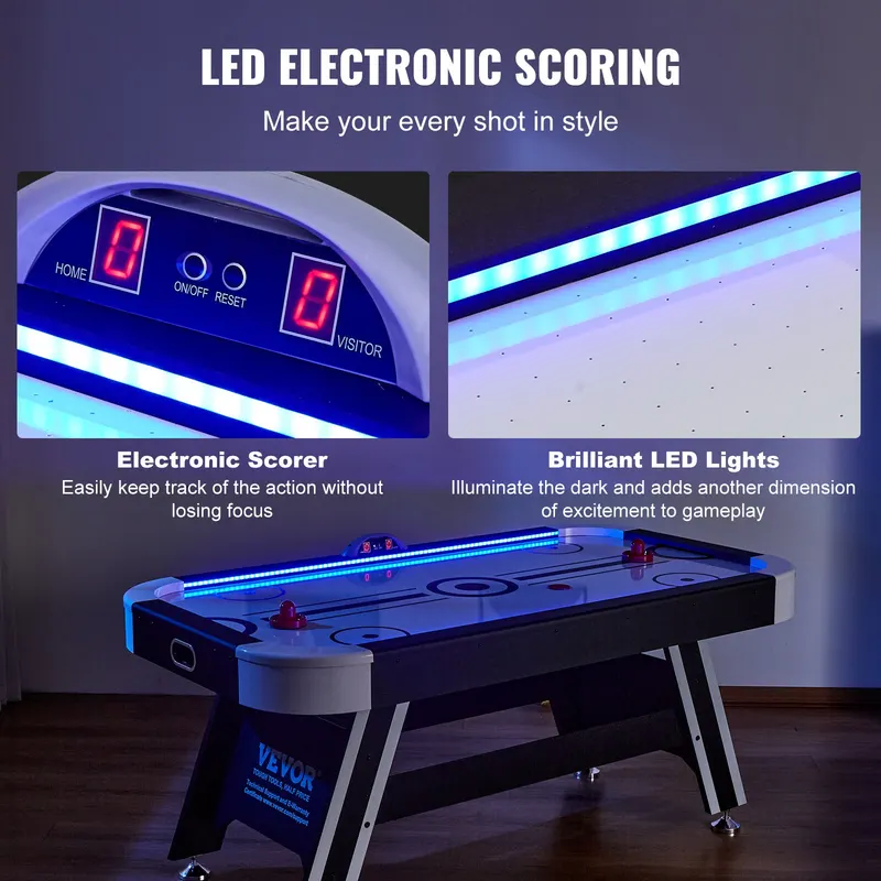 Air-powered Hockey Table — 72" Indoor Hockey Table for Kids — photo 3