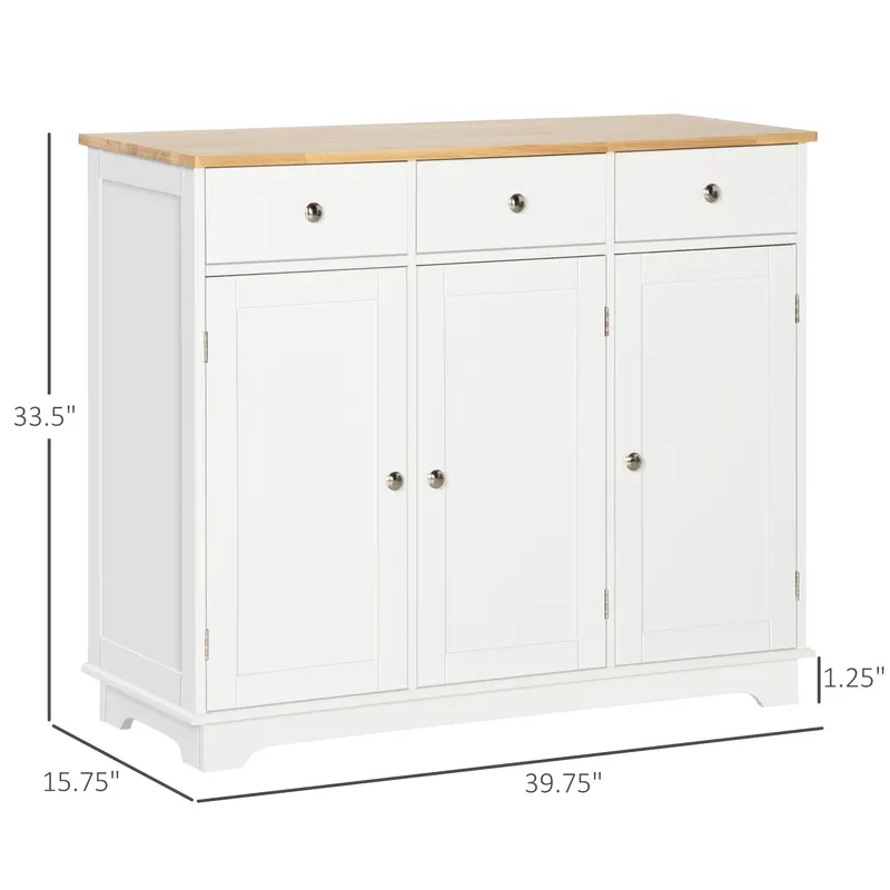 Modern Sideboard with Rubberwood Top β photo 3