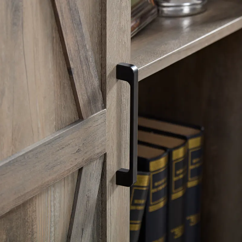 Tall Storage Cabinet Barn Door Storage Country Wood Rustic — photo 3