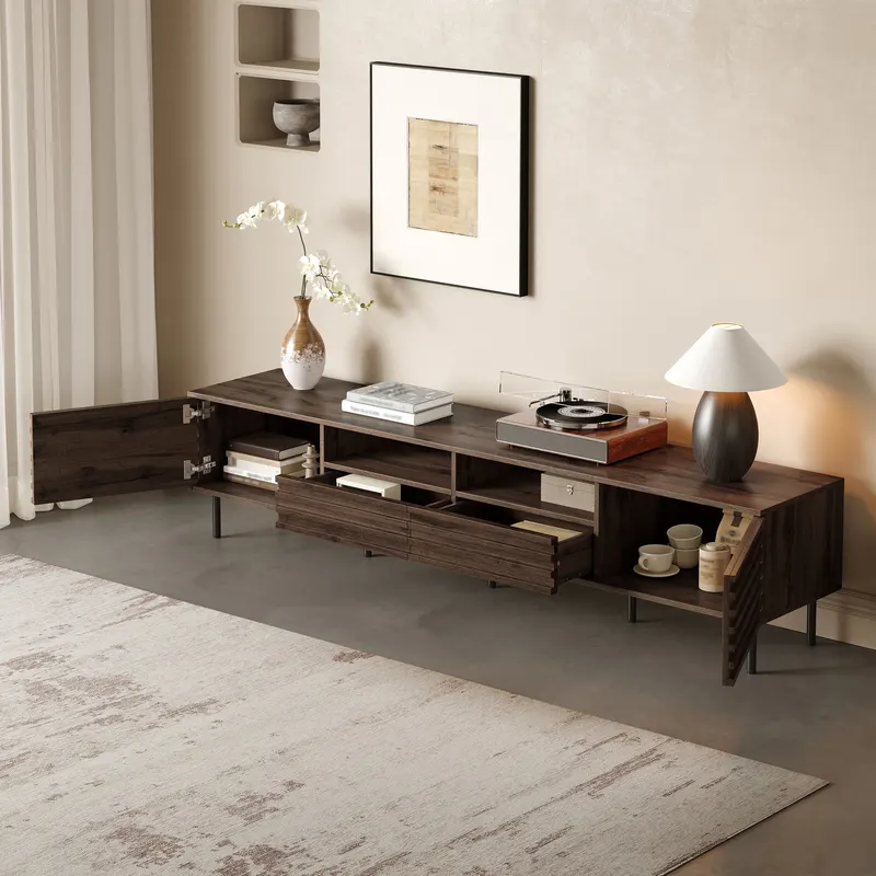 78 Inch Modern TV Stand for TVs Up to 85 — photo 3