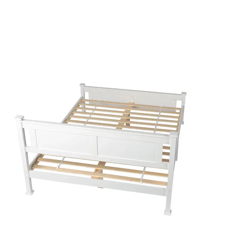 Queen Single Bunk Bed Painted + Melamine Veneer & Pine + MDF Bed — photo 3