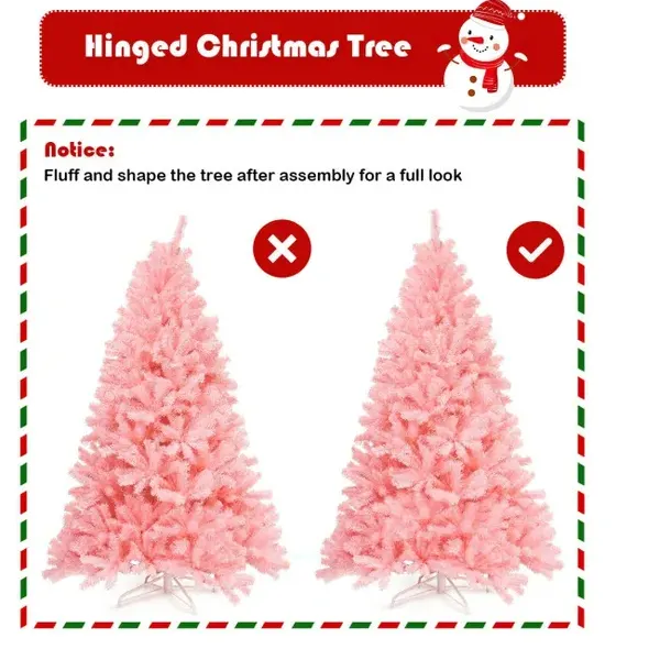 7.5 Feet Hinged Artificial Christmas Tree Full Fir Tree β photo 4