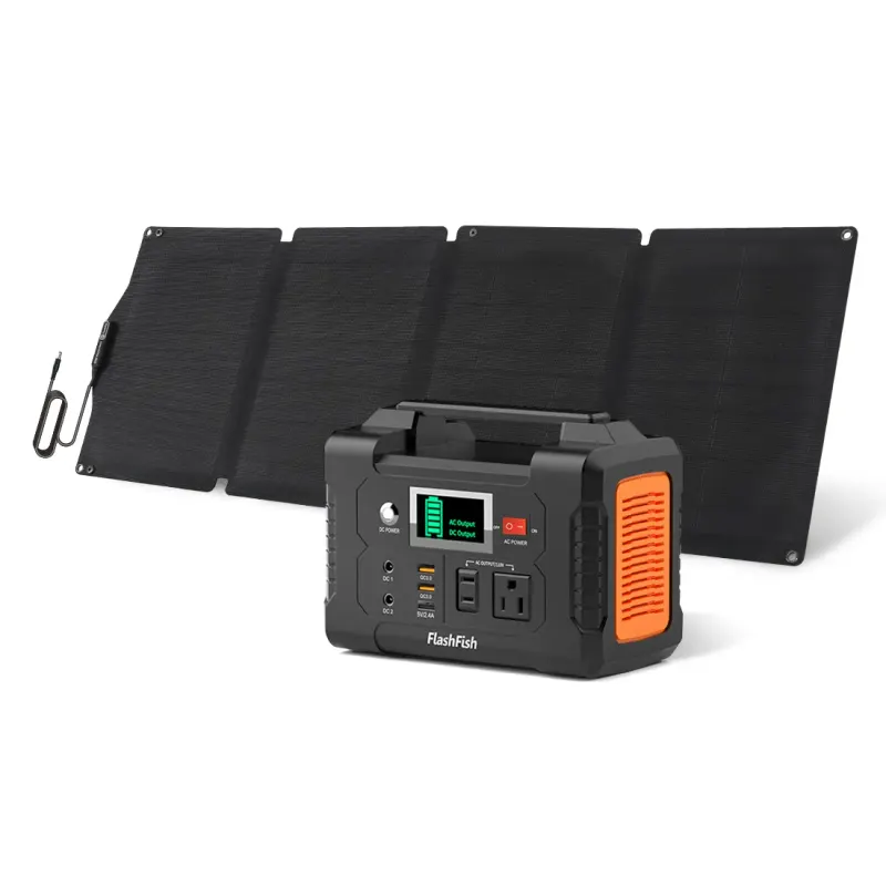 200W Portable Power Station&60W Solar Panel; Flashfish 151Wh — photo 2