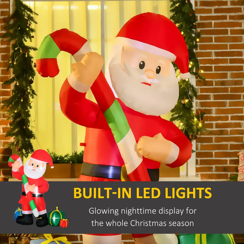 6ft Christmas Inflatables Outdoor Decorationss Decorations Santa — photo 6