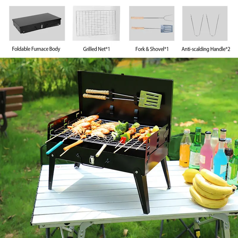 Portable Charcoal Grill for Spring Summer Outdoor Activities β photo 6