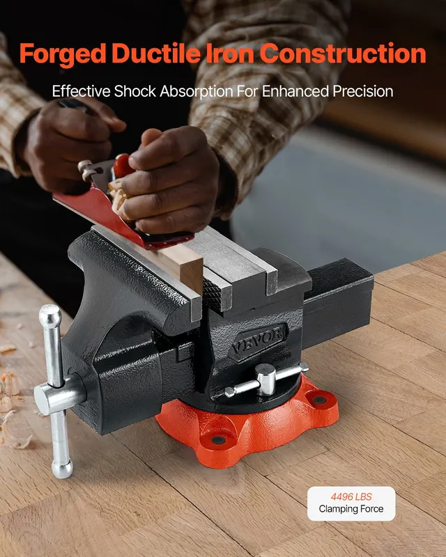 Bench Vise — 5.5" Jaw Width — photo 2