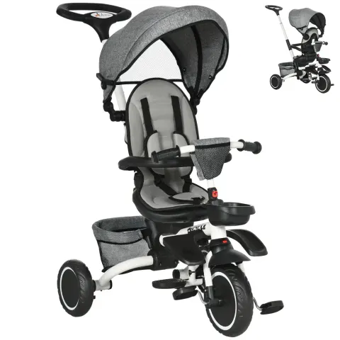 6-in-1 Toddler Tricycle for 12-50 Months