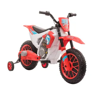 12V Electric Kids Ride on Dirt Bike Motorcycle Toy w/ Training