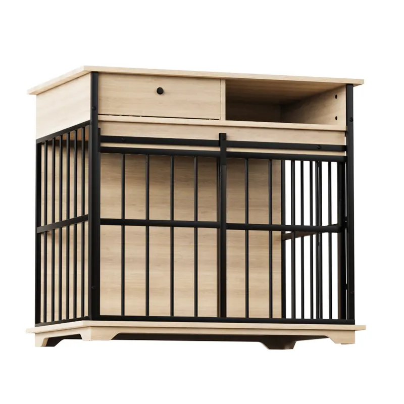Dog Crate Furniture — Large Dog Cage Furniture with Tray — photo 6