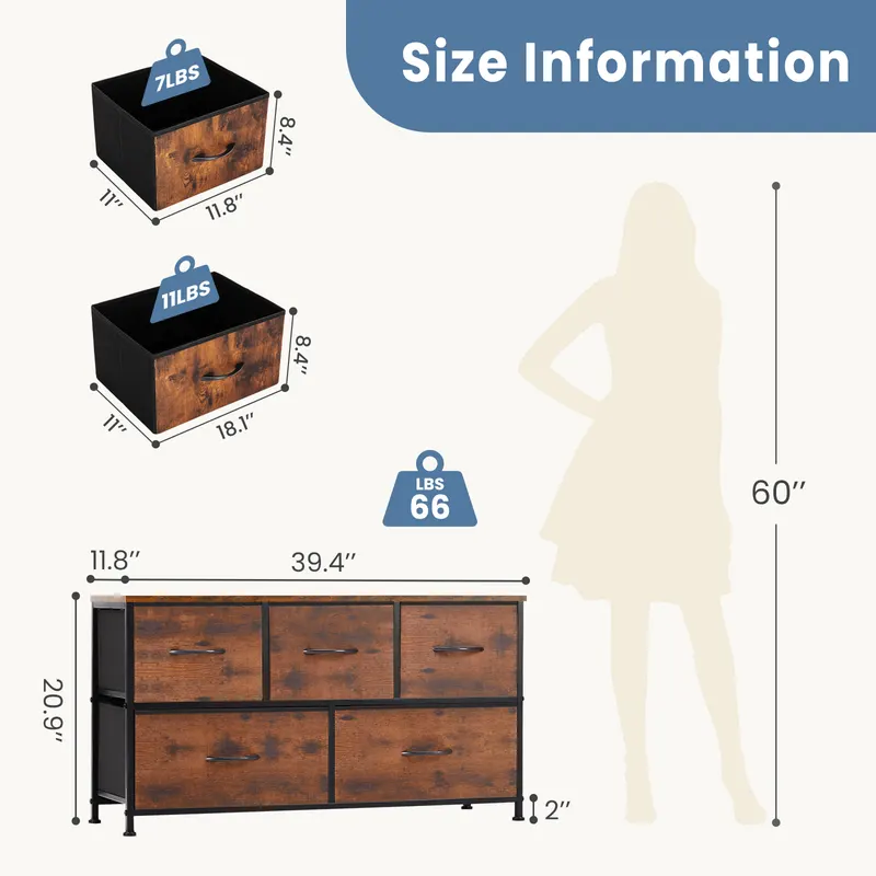 Tall Dressing Table Cloth Storage Tower — photo 8