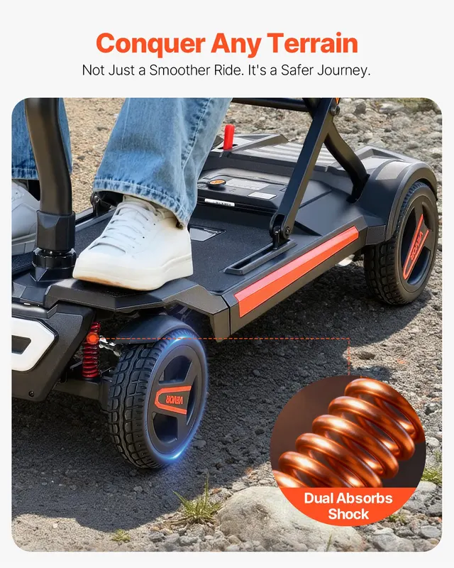 4-Wheel Electric Mobility Scooter for Adults & Seniors — photo 5