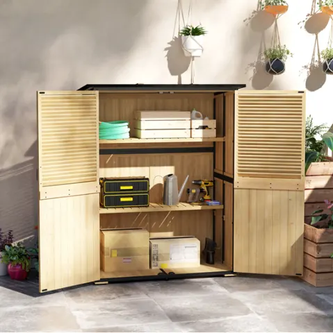 Outdoor Garden Storage Shed Tool House