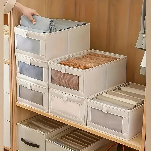 Foldable Clothes Storage Box with Viewing Window — photo 5