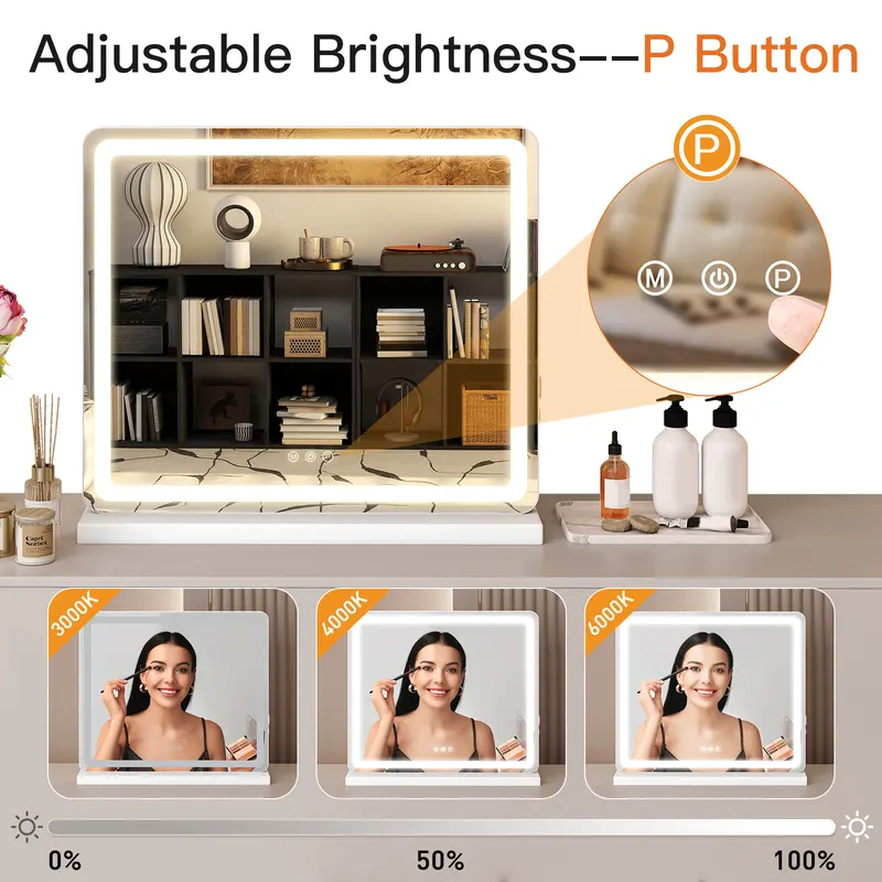 Vanity Mirror with Lights β LED Makeup Mirror with Dimmable 3 β photo 6