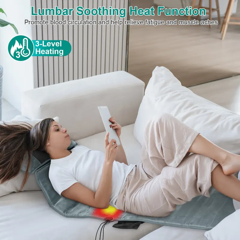Advanced Type Full Body Electric Massage Mat with Heat Vibration — photo 4