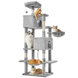 66 Inch Cat Tree Tower — Large Multi-cat Climbing Extended — photo 5