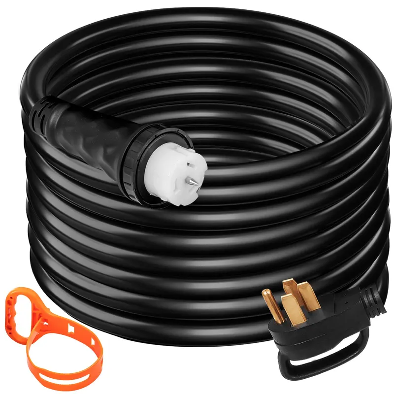 20Ft 50 Amp Generator Extension Cord STW 6/3 + 8/1 Generator — photo 2