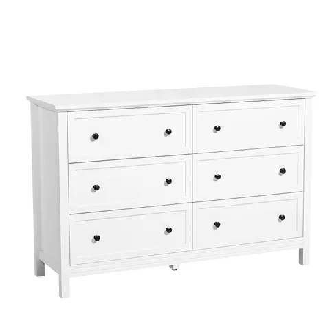 6 Drawer Dresser β Wooden Chest of Drawers with Sliding