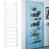 36 Pairs Over-the-door Shoe Rack 12 Layers Wall Hanging Closet — photo 2