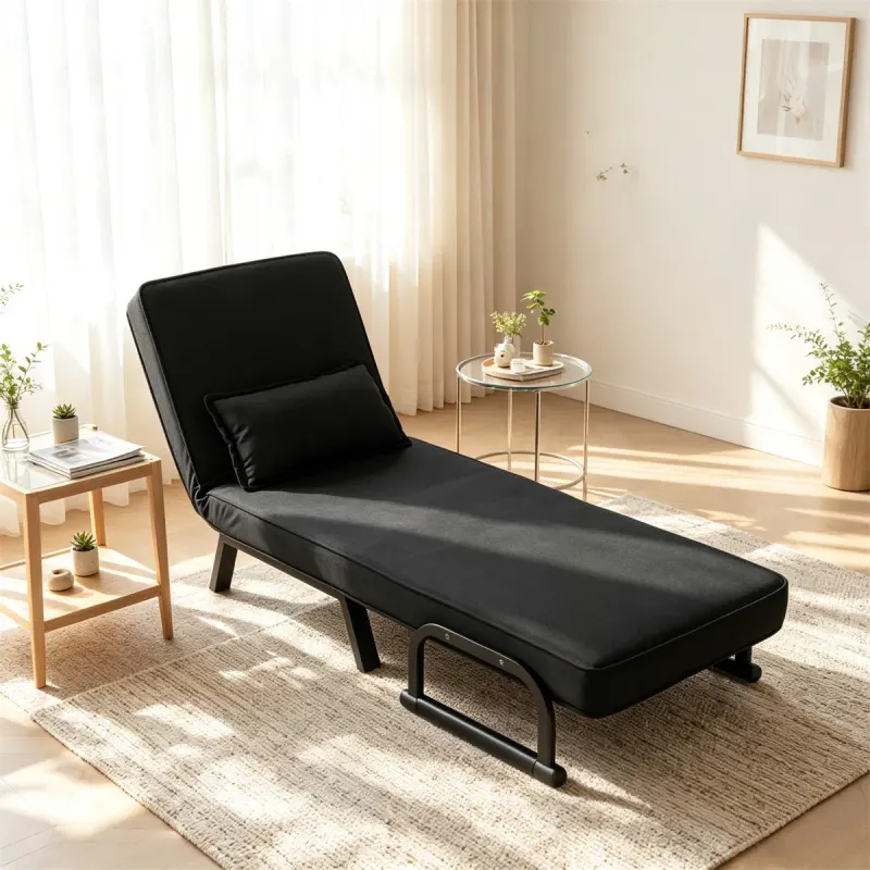 3-in-1 Convertible Sofa Bed — Adjustable Backrest Folding — photo 8