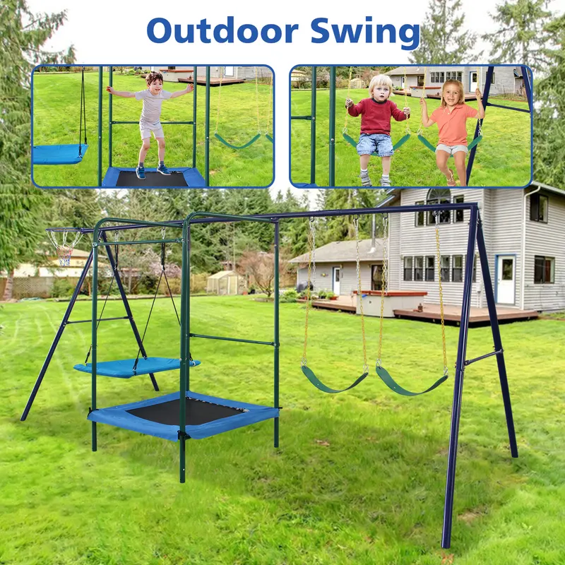 4 in 1 Swing Set with Belt Swing — photo 5