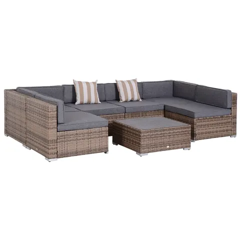 Modern Rattan Patio Furniture Set