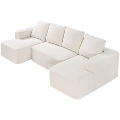 Modular Sectional Sofa — U Shaped Modular Sofa with Chaise